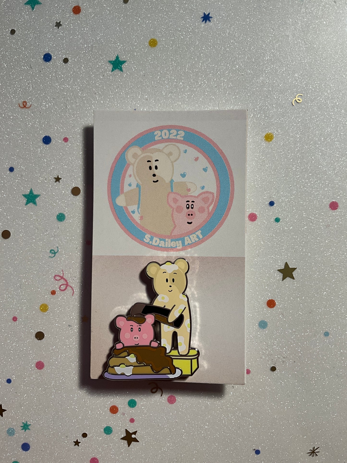 Breakfest Time Enamel Pin
