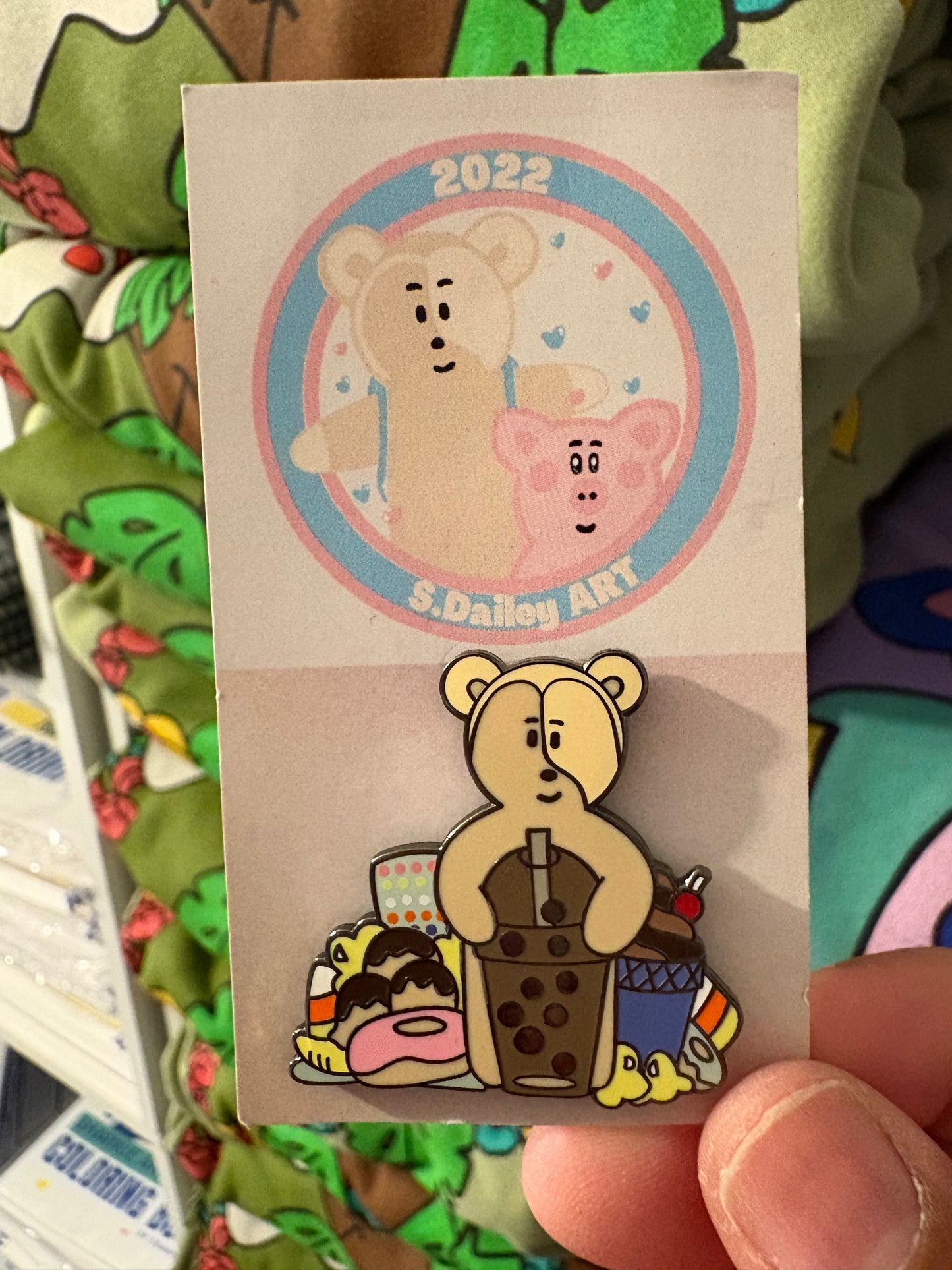 Junk Food Eddie Enamel Pin