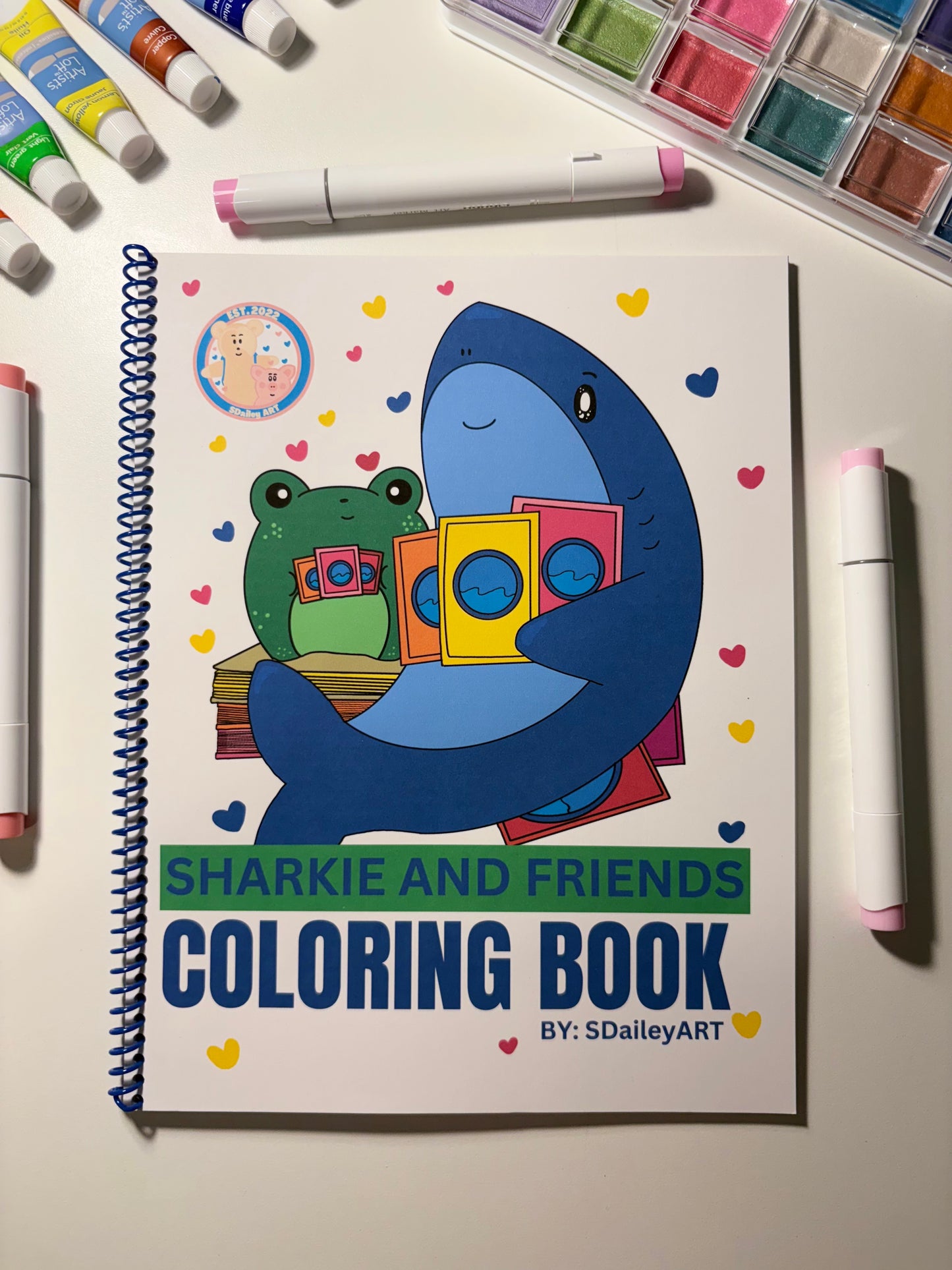 Sharkie and Friends Coloring Book