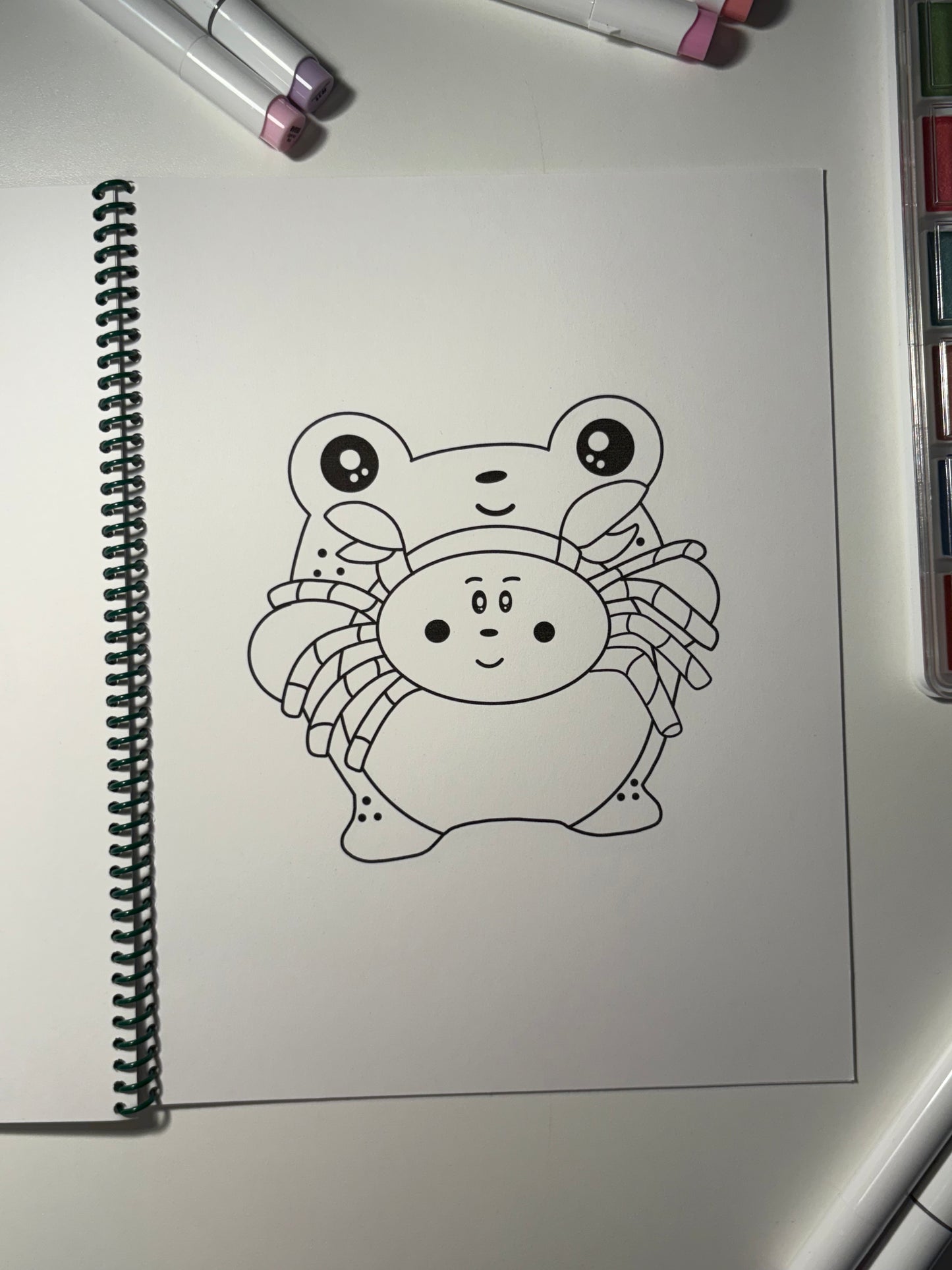 Frog Of The Forest Coloring Book