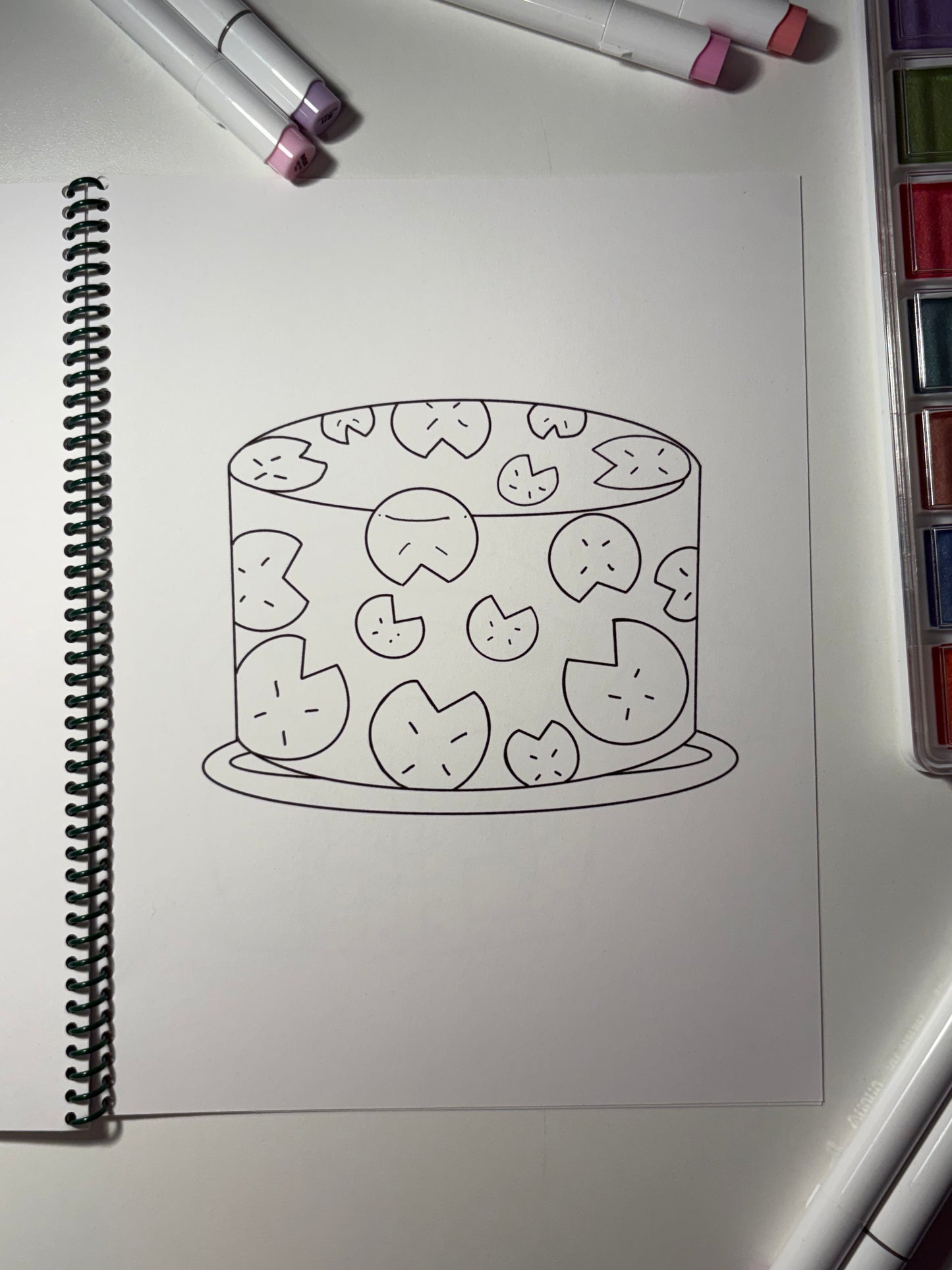 Frog Of The Forest Coloring Book