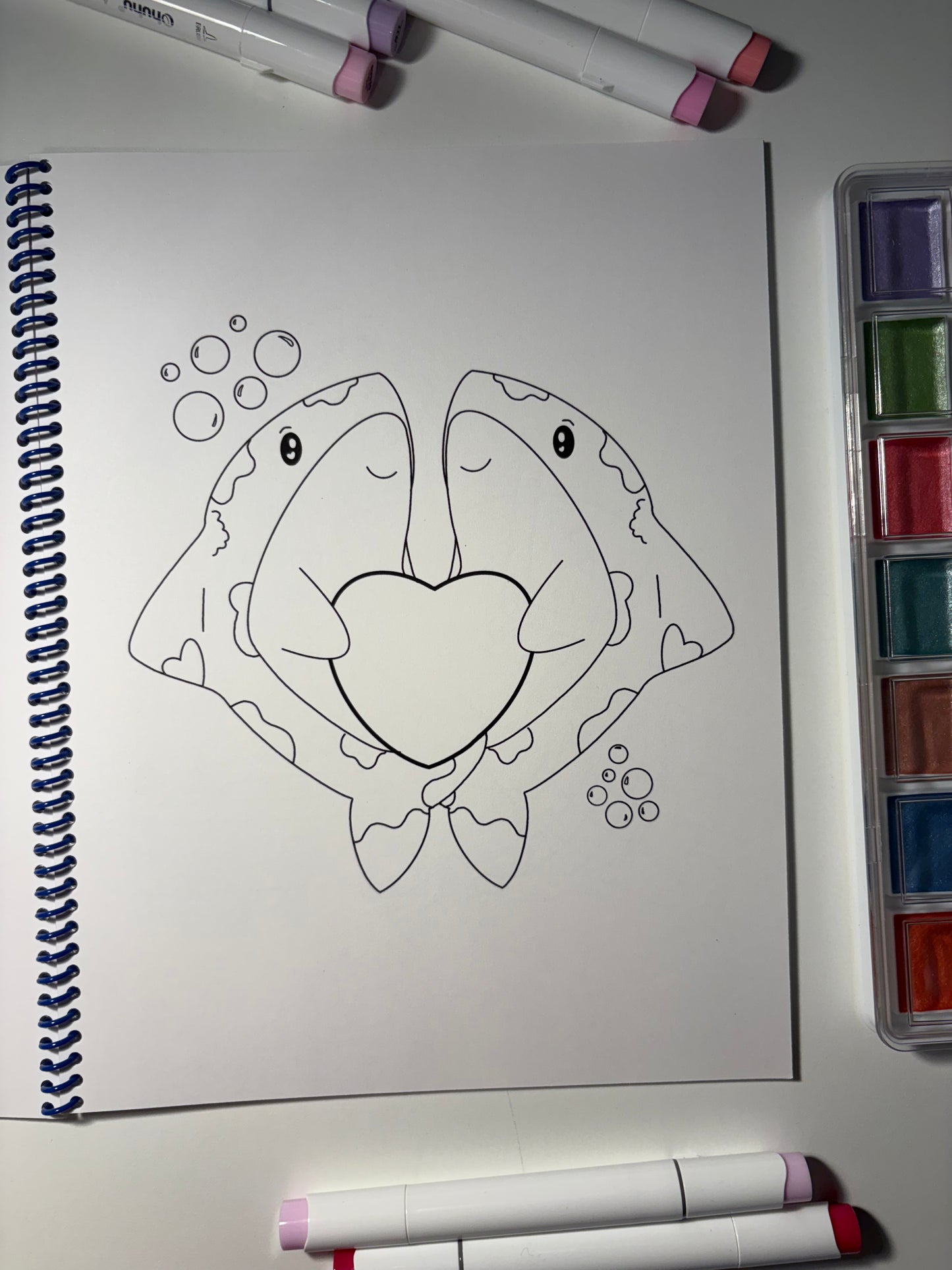 Sharkie and Friends Coloring Book