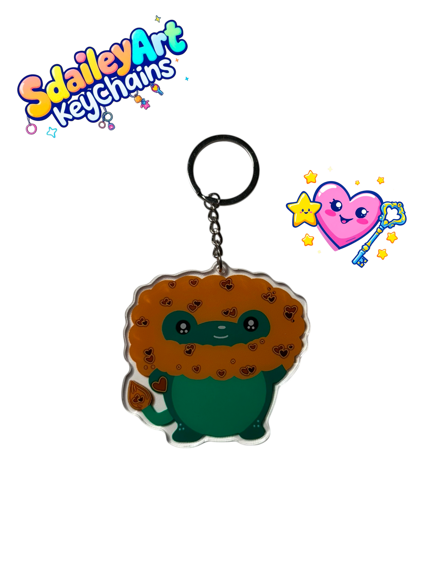 Lion Frog Keychain