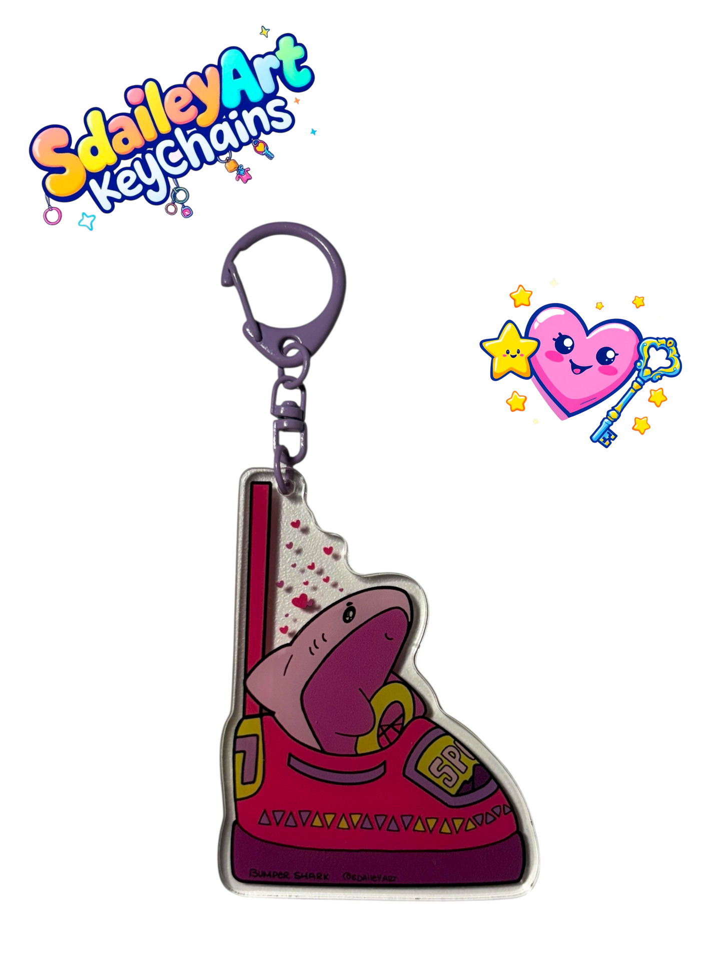Bumper Shark Keychain