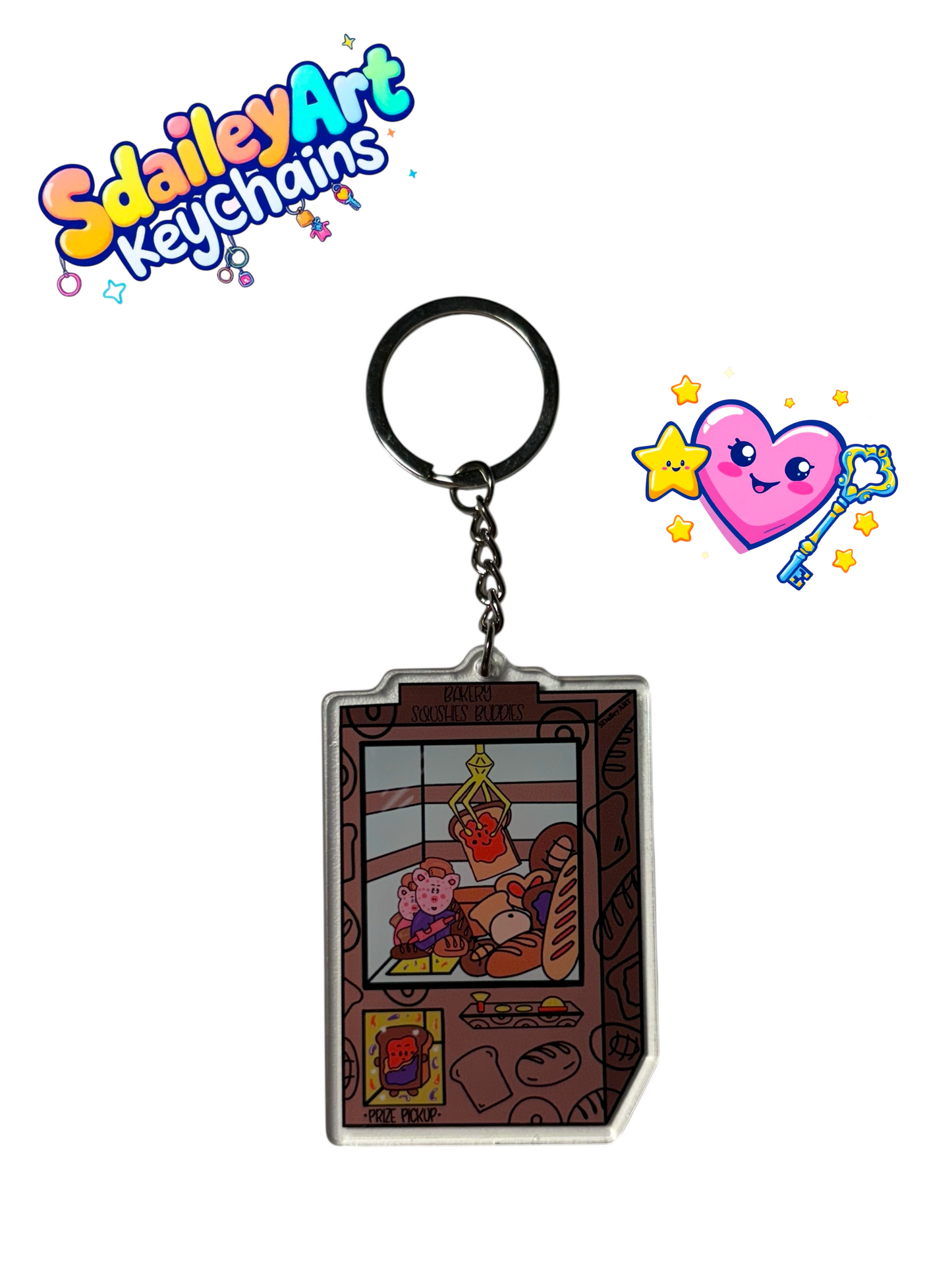 Vending Machine ( Brown ) Keychain
