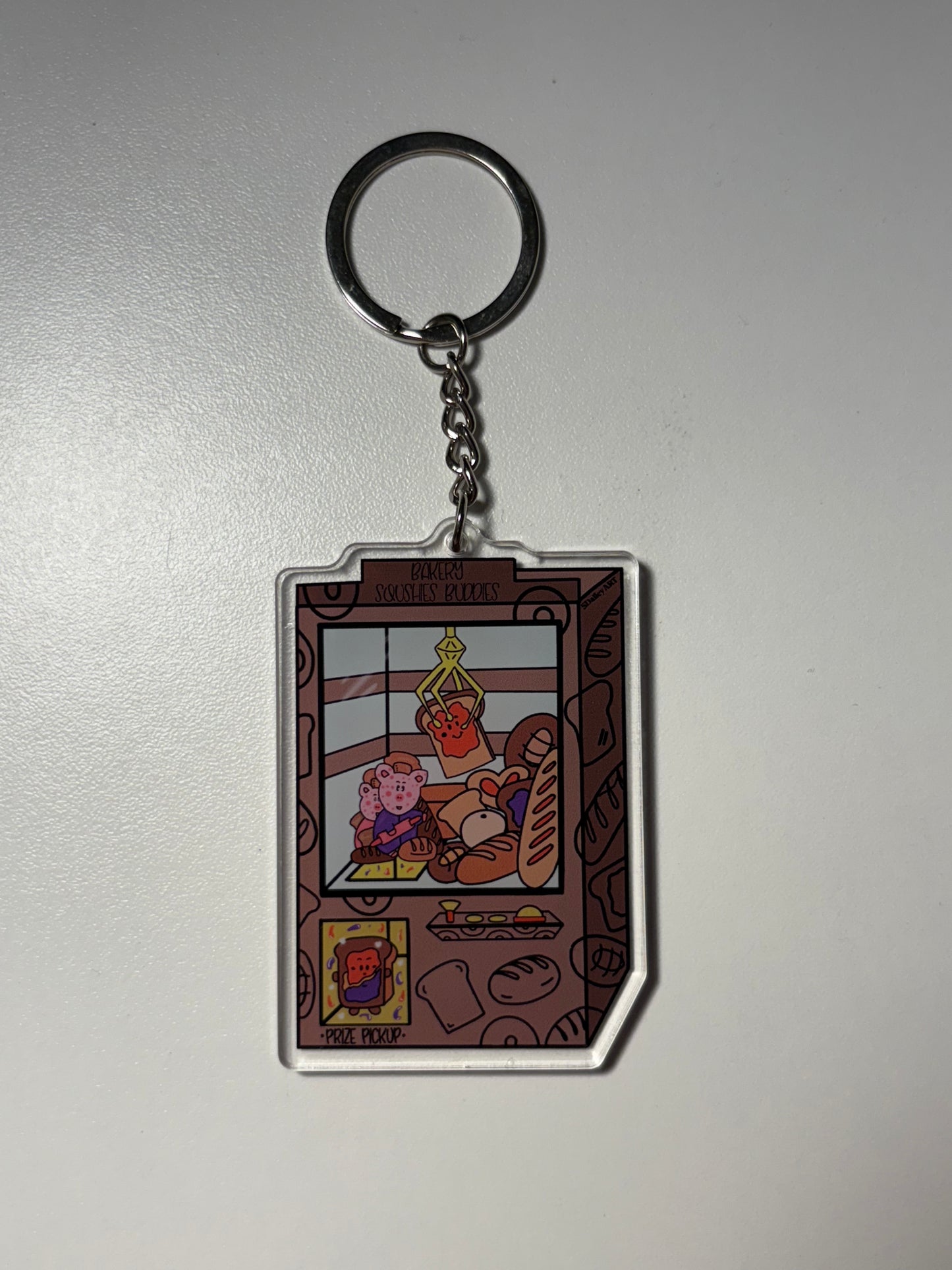 Vending Machine ( Brown ) Keychain
