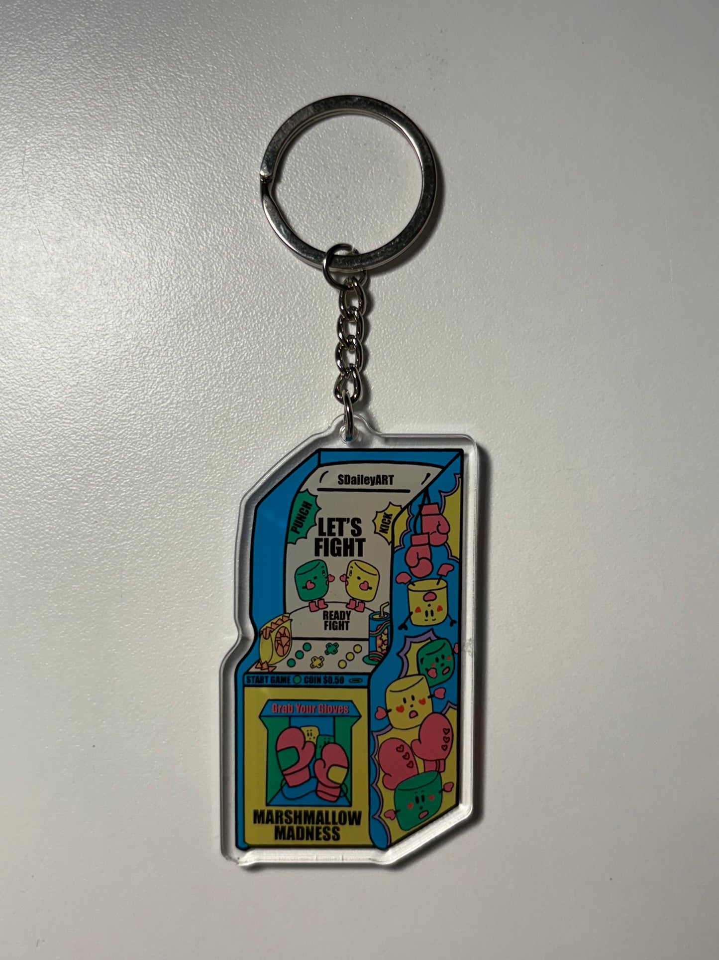 Marshmallow Madness Keychain