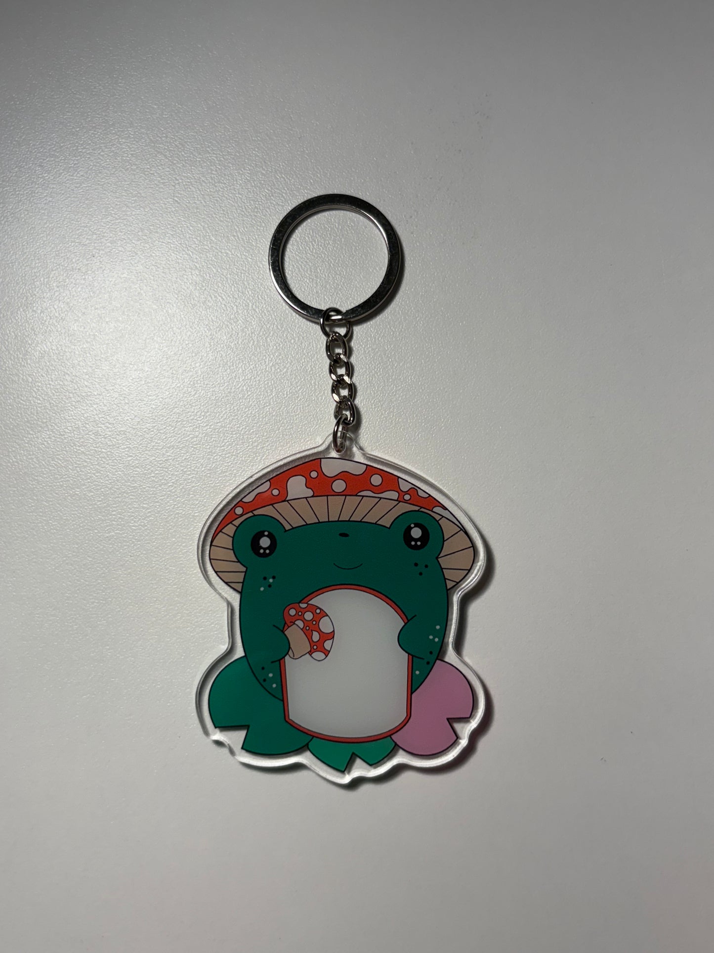 Mushroom Frog Keychain