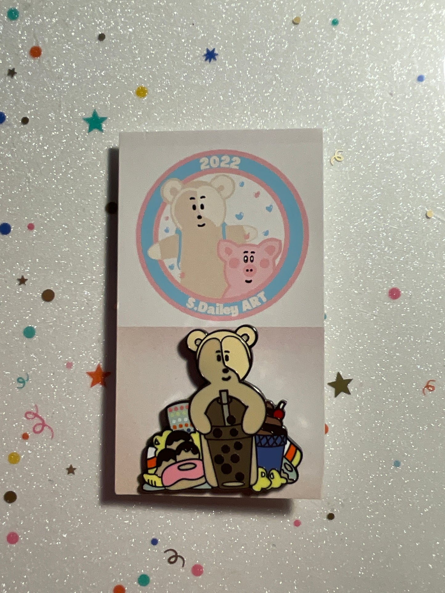 Junk Food Eddie Enamel Pin