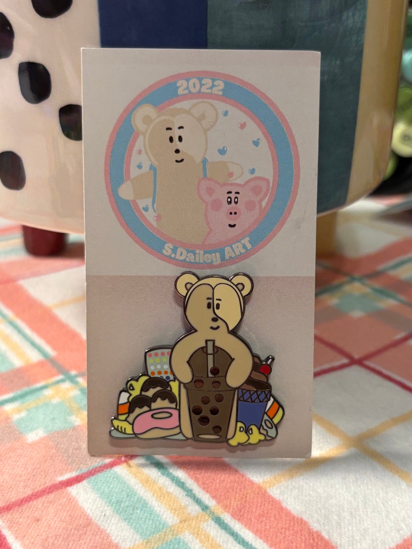 Junk Food Eddie Enamel Pin