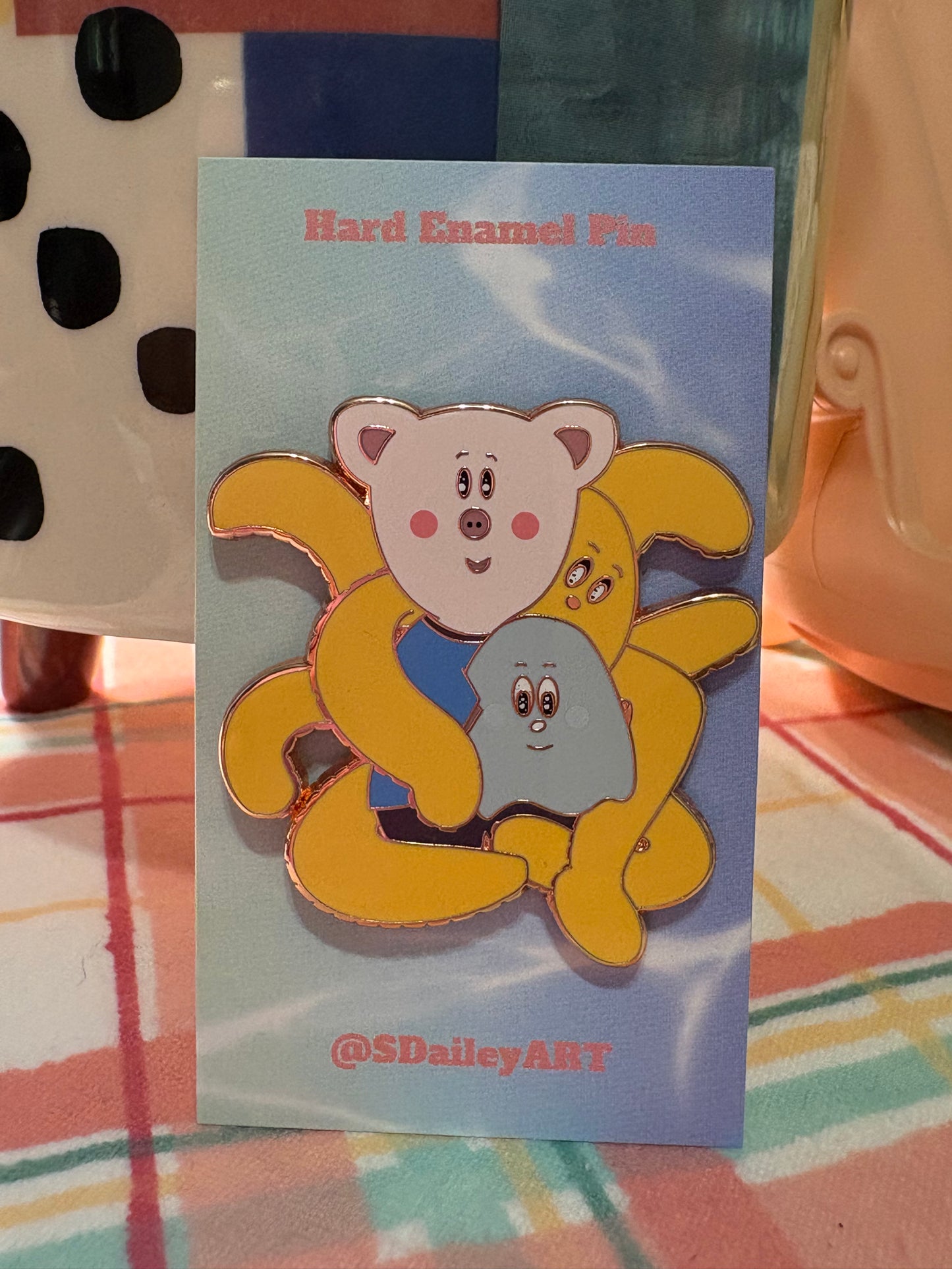 Octo Enamel Pin