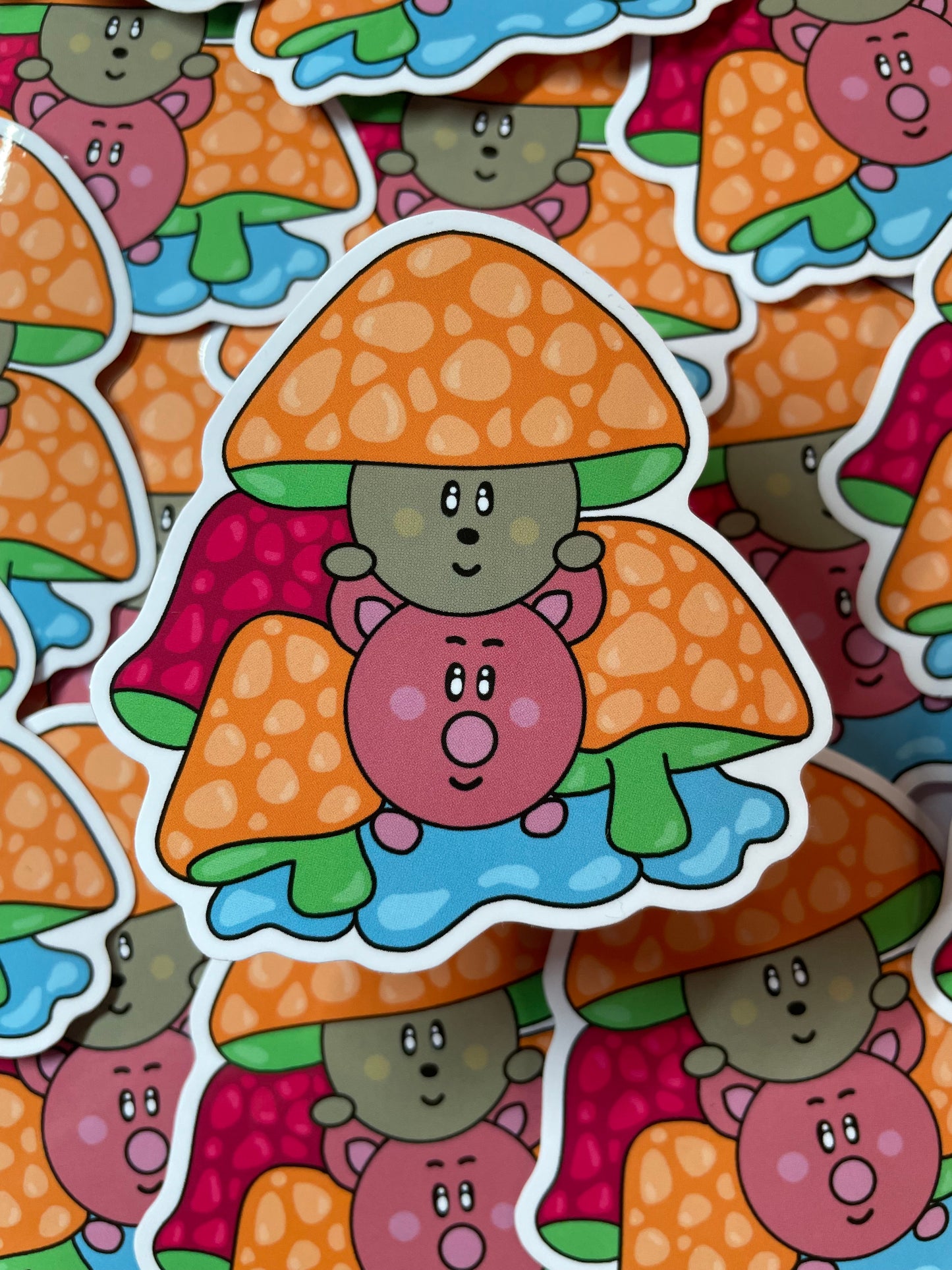 Mushroom Babies Sticker