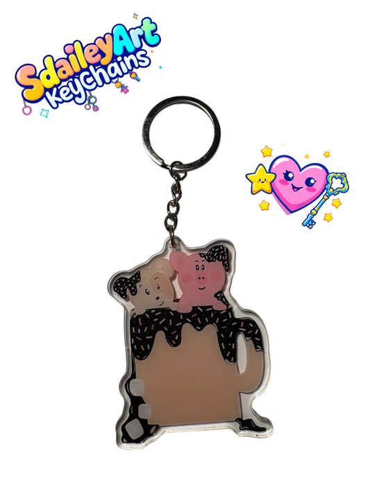 Edward and Bernard Keychain No. 1