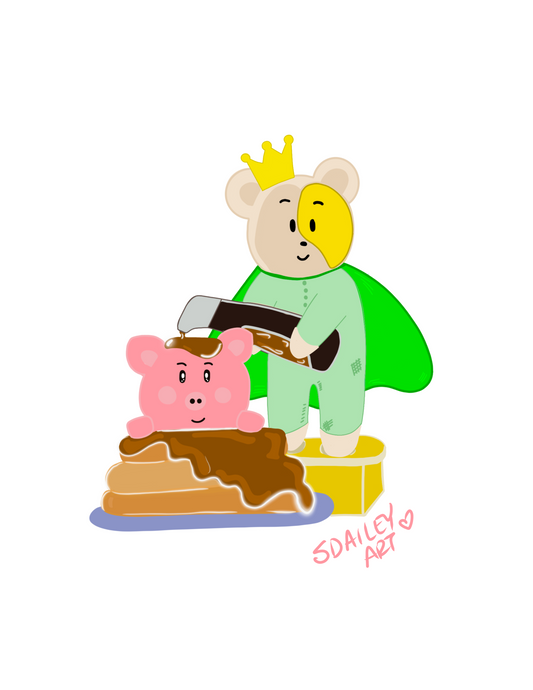 King Pancakes Sticker