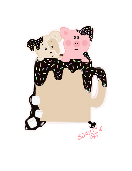 Eddie and Bernard Sticker