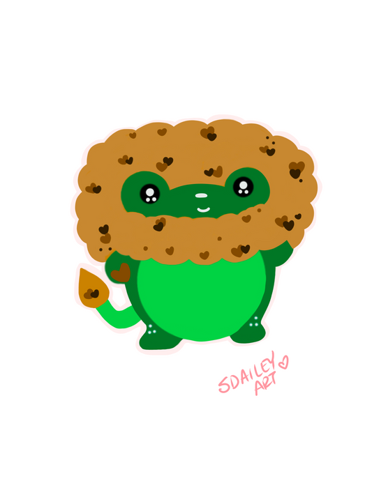 Lion Frog  sticker