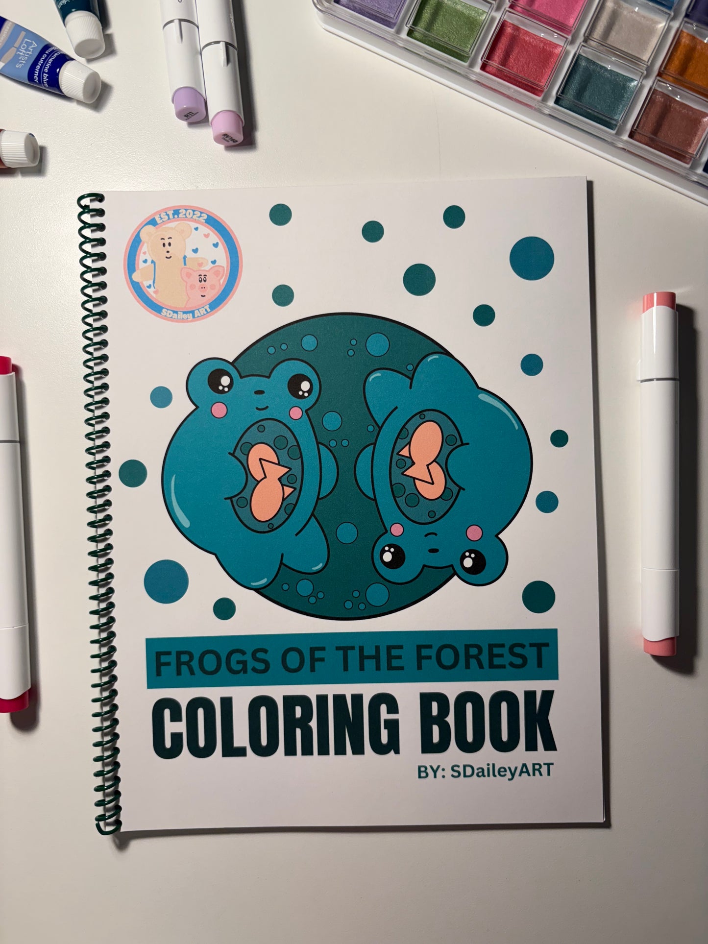 Frog Of The Forest Coloring Book