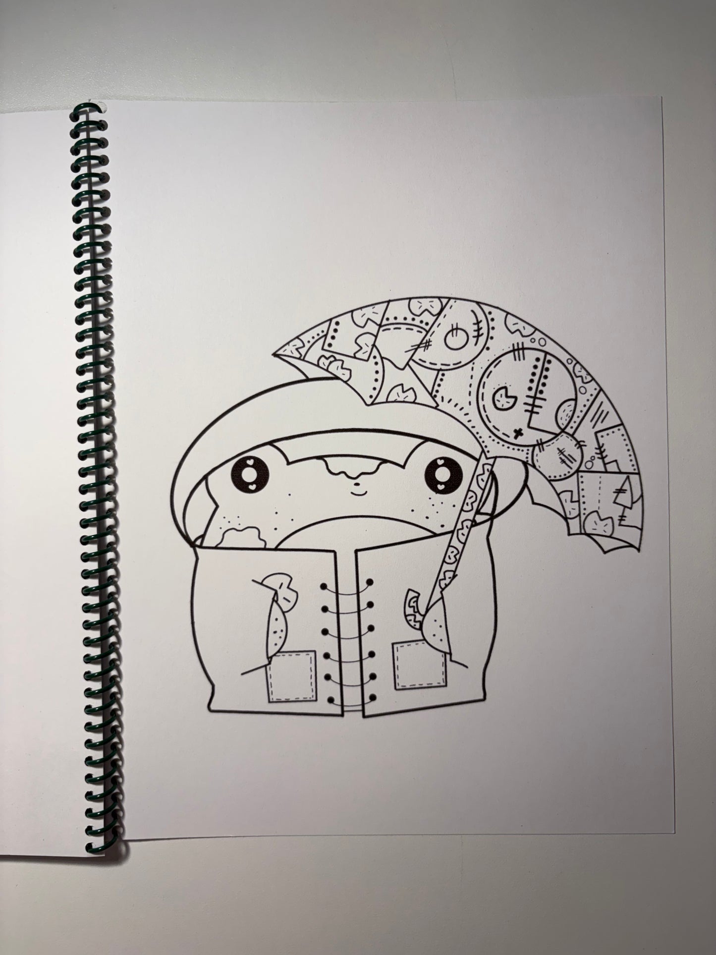 Frog Of The Forest Coloring Book