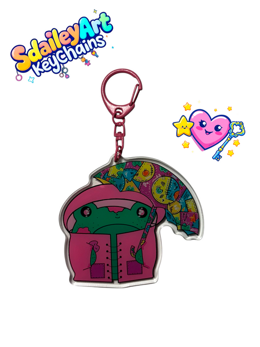 Rainy Day ( PINK ) Keychain