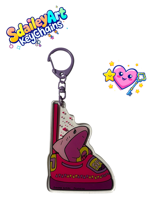 Bumper Shark Keychain