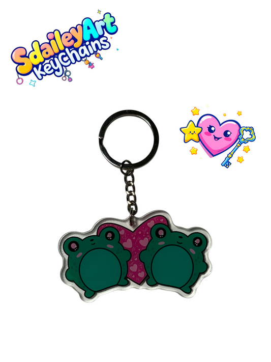 Twin Flame keychain