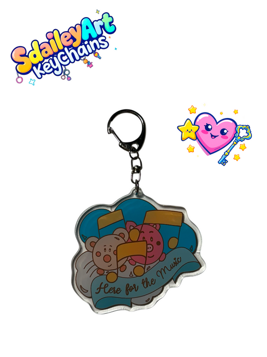 Music Buddy Keychain