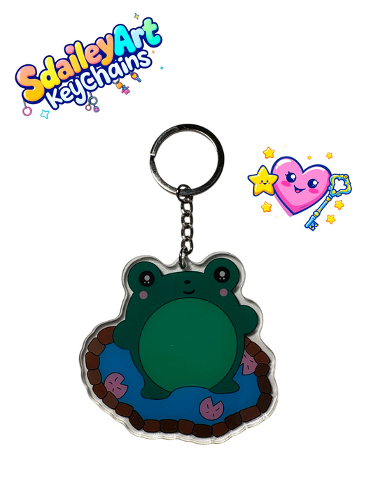 Splash Frog Keychain