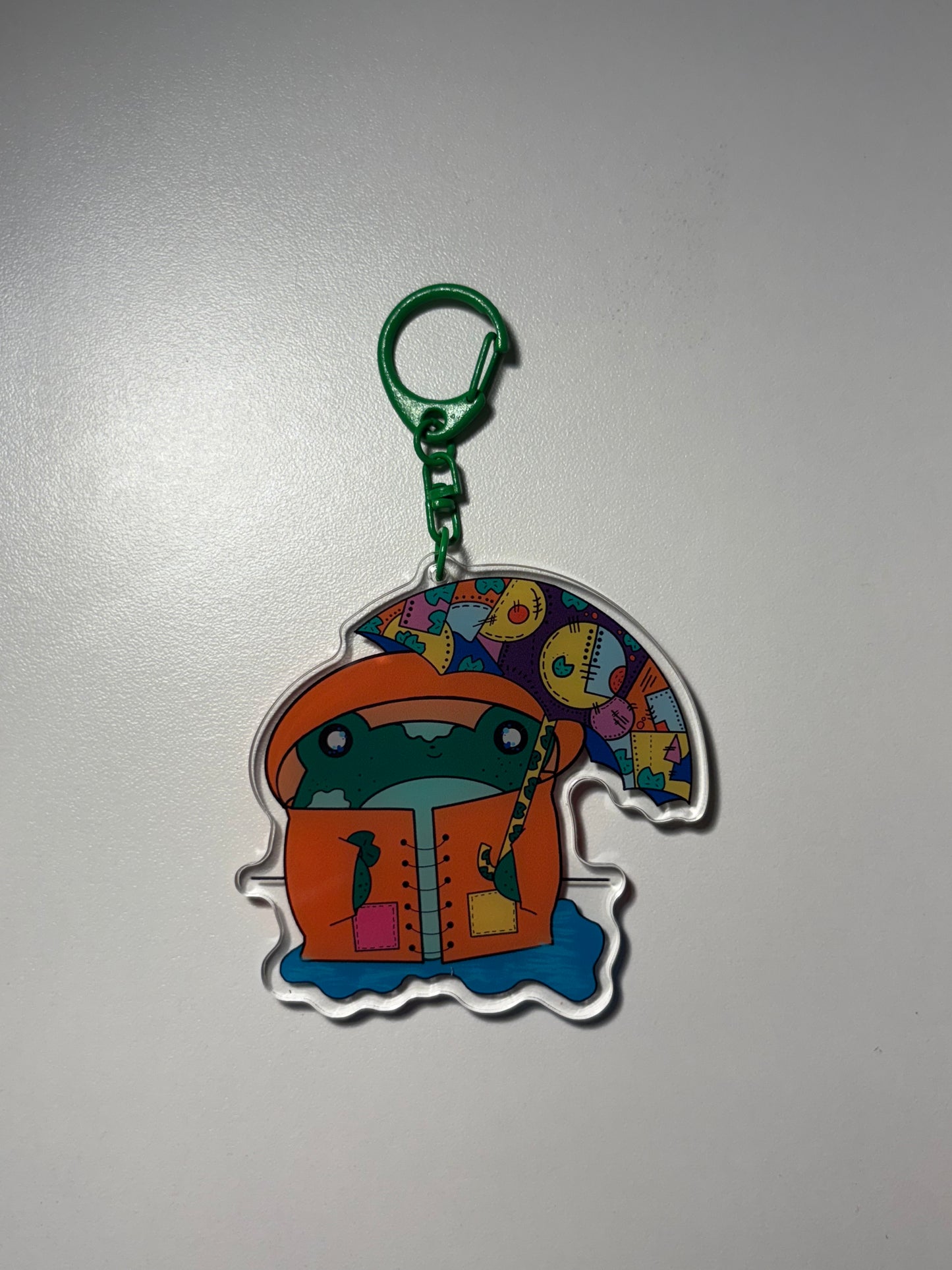 Rainy Day ( Orange ) Keychain