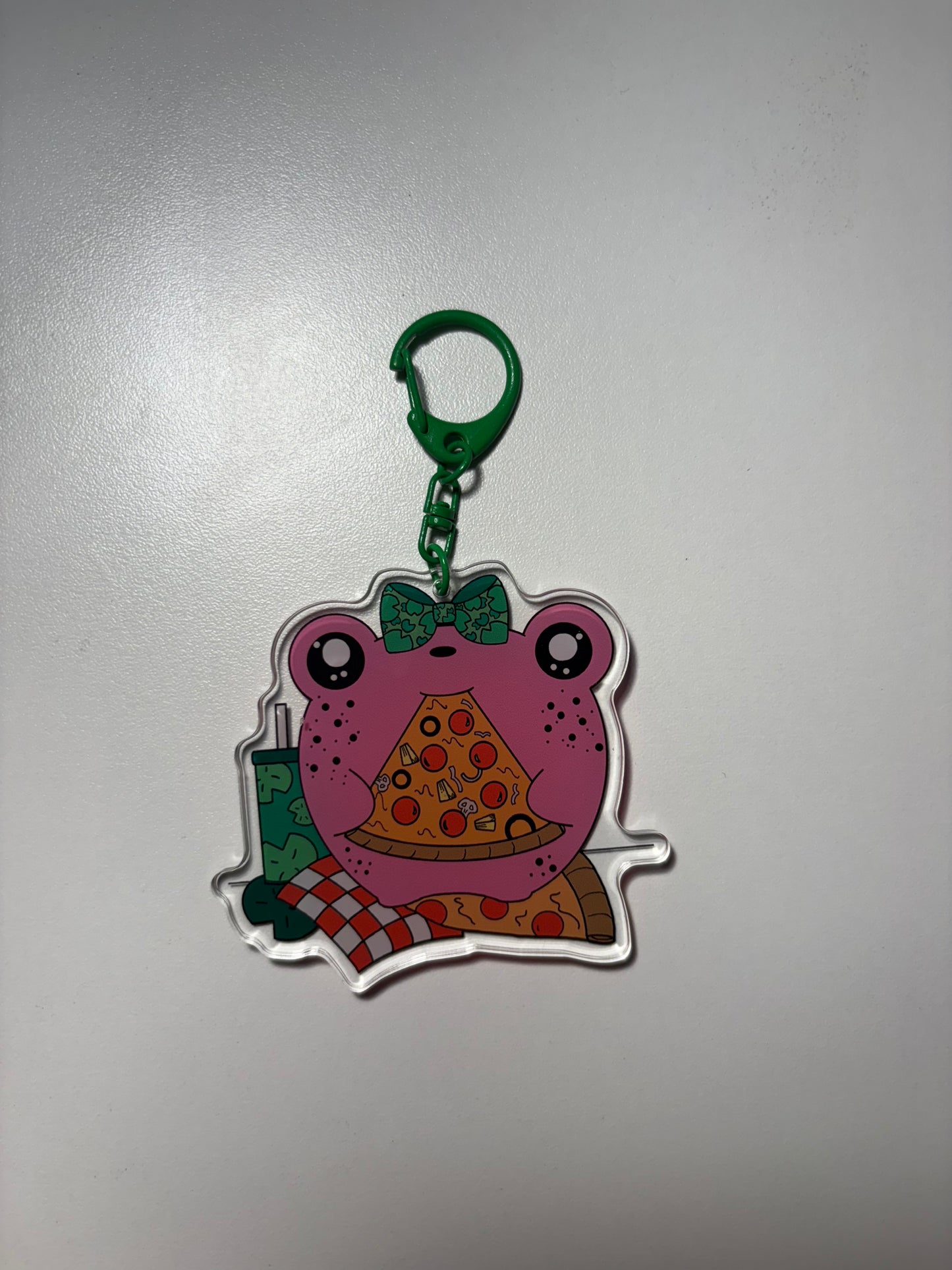 Pizza Time Keychain