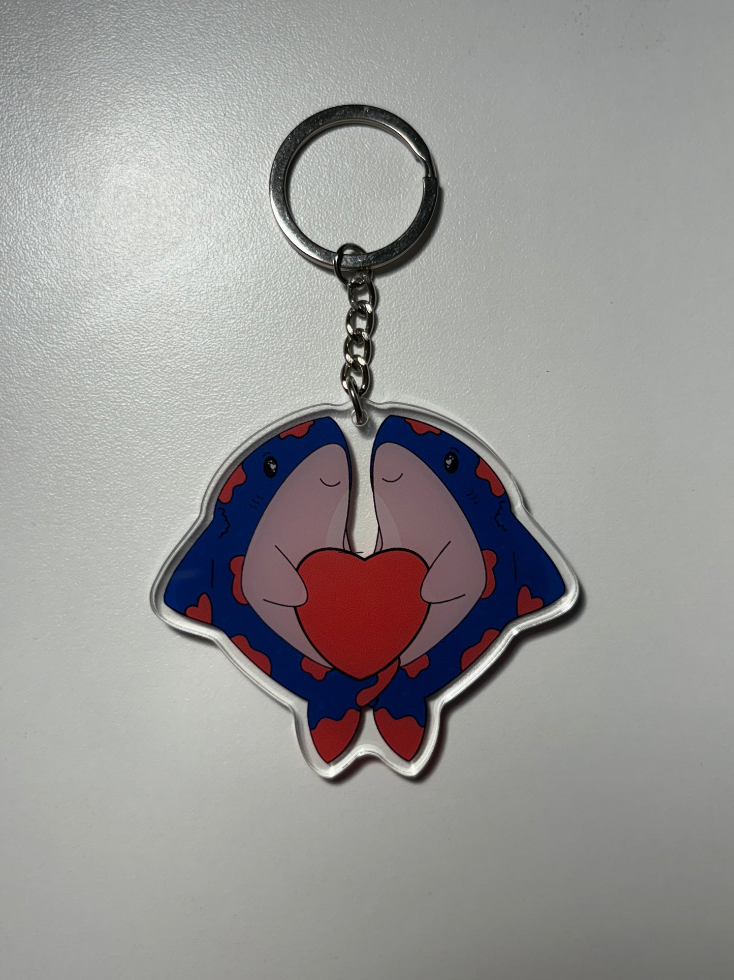Shark Love Keychain